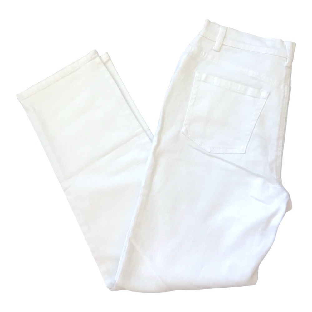 Gloria Vanderbilt Amanda White Jeans 8 Short 28” Inseam Classic Rise 11”